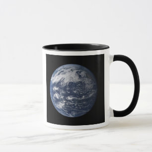 Full Earth centred over the Pacific Ocean Mug