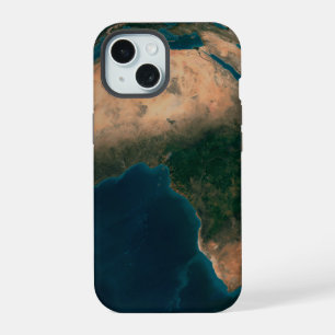 Full Earth From Space Above The African Continent. iPhone 15 Case