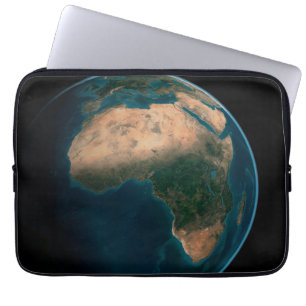 Full Earth From Space Above The African Continent. Laptop Sleeve