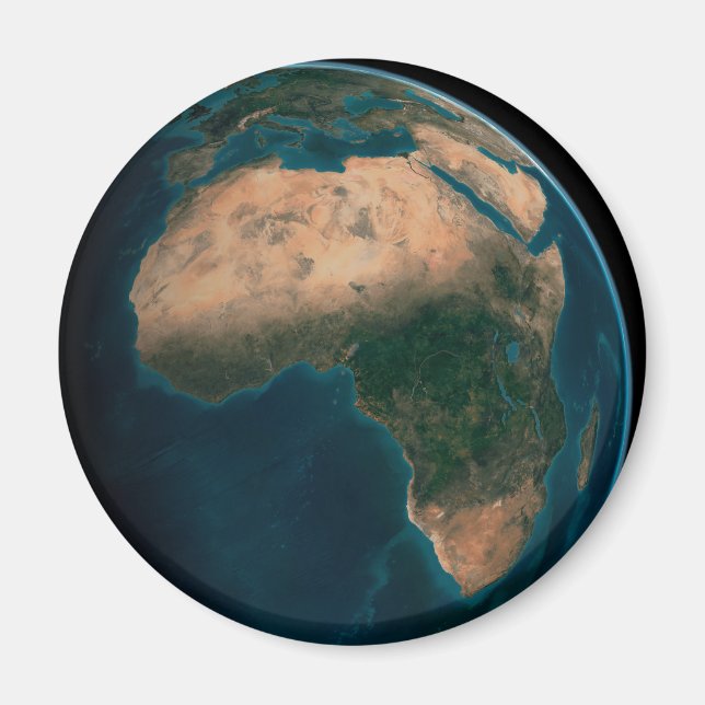 Full Earth From Space Above The African Continent. Magnet (Front)