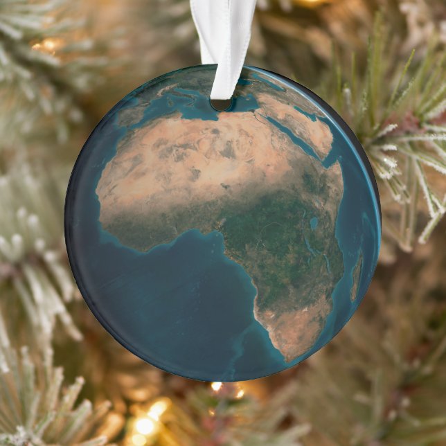 Full Earth From Space Above The African Continent. Ornament (Tree)
