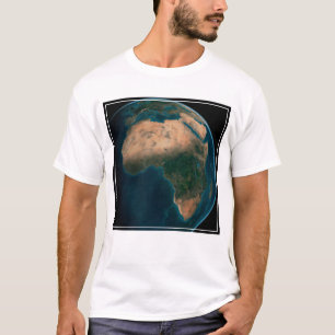 Full Earth From Space Above The African Continent. T-Shirt