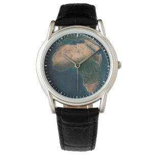 Full Earth From Space Above The African Continent. Watch