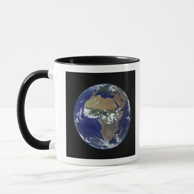 Full Earth Showing Africa and Europe Mug (Left)
