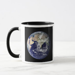 Full Earth showing Europe and Asia Mug