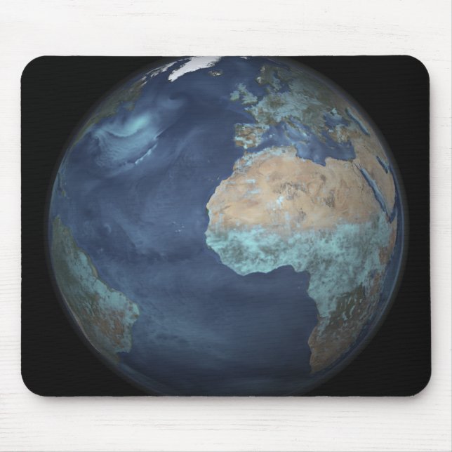 Full Earth showing evaporation Mouse Pad (Front)