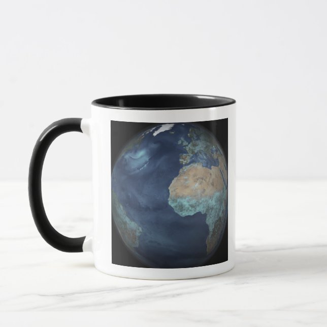Full Earth showing evaporation Mug (Left)
