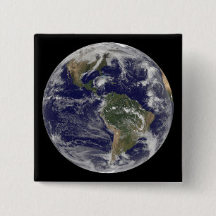 Full Earth showing Hurricane Paloma 15 Cm Square Badge