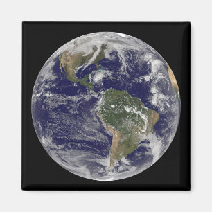 Full Earth showing Hurricane Paloma Magnet