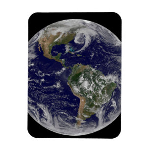 Full Earth Showing Low Pressure Systems. Magnet