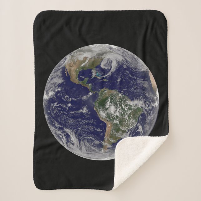 Full Earth Showing Low Pressure Systems. Sherpa Blanket (Front)