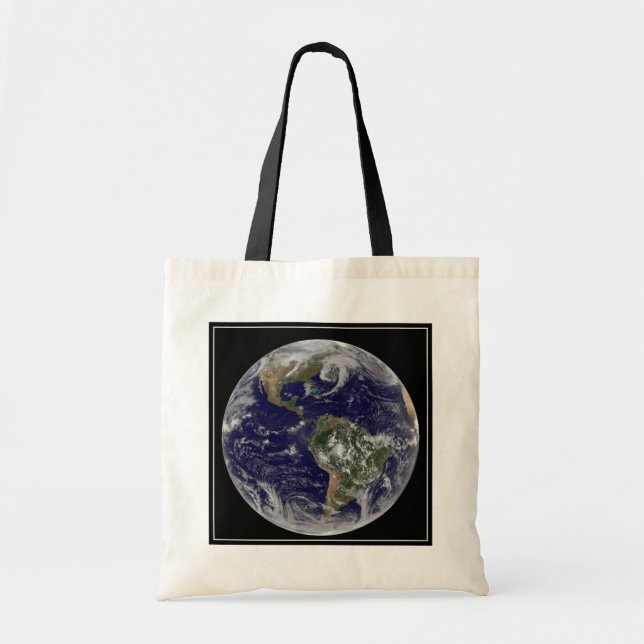 Full Earth Showing Low Pressure Systems. Tote Bag (Front)