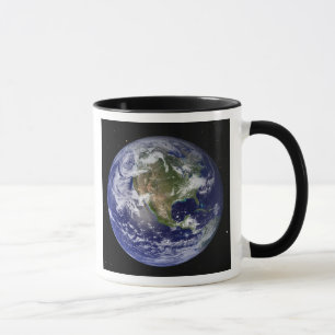Full Earth showing North America 4 Mug