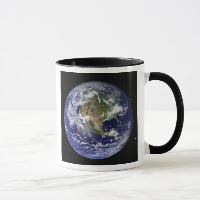 Full Earth showing North America 4 Mug (Right)