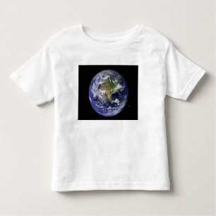 Full Earth showing North America 4 Toddler T-Shirt