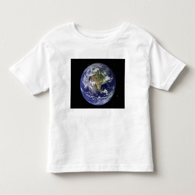 Full Earth showing North America 4 Toddler T-Shirt (Front)