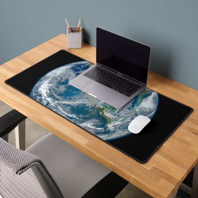 Full Earth Showing North America And Mexico. Desk Mat (Office 2)