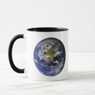 Full Earth showing North America Mug