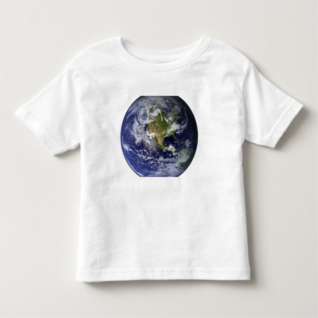 Full Earth showing North America Toddler T-Shirt (Front)