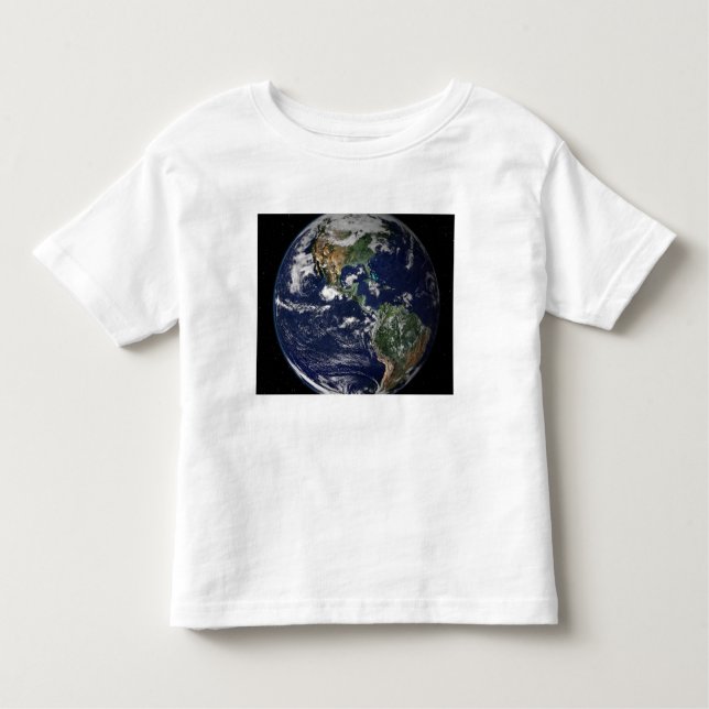Full Earth showing North and South America Toddler T-Shirt (Front)