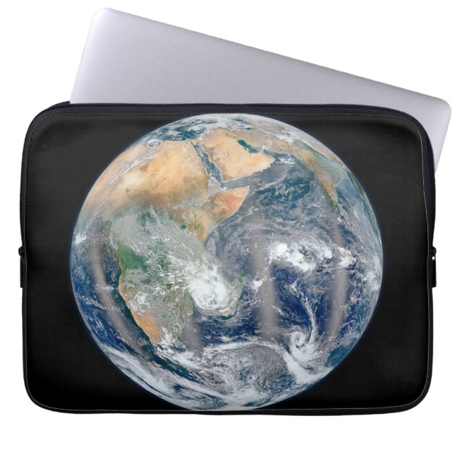 Full Earth Showing The Eastern Hemisphere. Laptop Sleeve (Front)