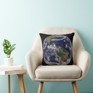 Full Earth Showing Various Tropical Storm Systems. Cushion