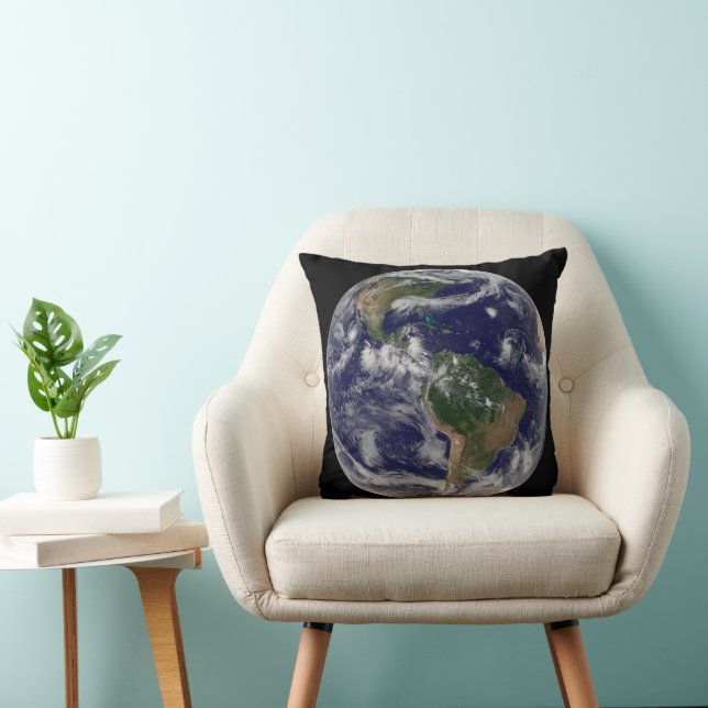 Full Earth Showing Various Tropical Storm Systems. Cushion (Chair)
