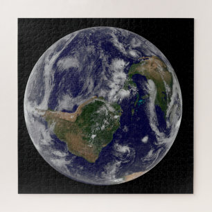 Full Earth Showing Various Tropical Storm Systems. Jigsaw Puzzle