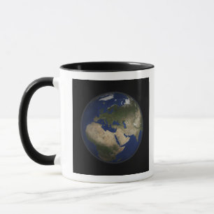 Full Earth view of Africa, Europe, and Middle E Mug