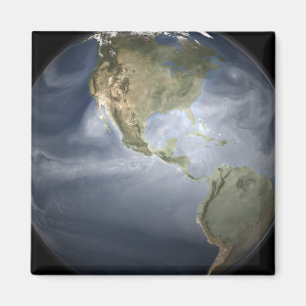 Full Earth view showing water vapour Magnet