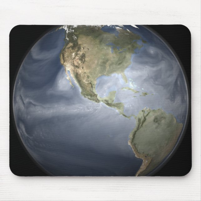 Full Earth view showing water vapour Mouse Pad (Front)