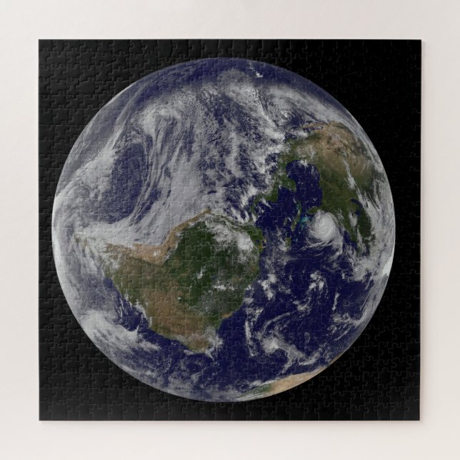Full Earth With Hurricane Irene On East Coast. Jigsaw Puzzle (Horizontal)
