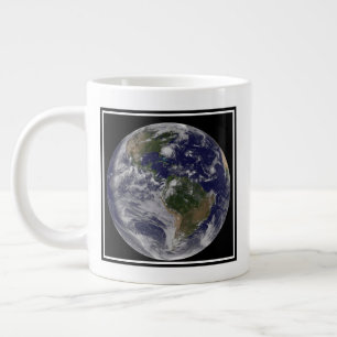 Full Earth With Hurricane Irene On East Coast. Large Coffee Mug