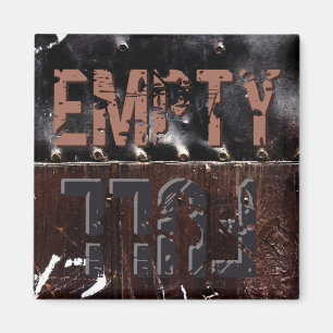 Full Empty Sign Magnet