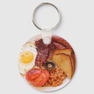 Full English Breakfast key ring