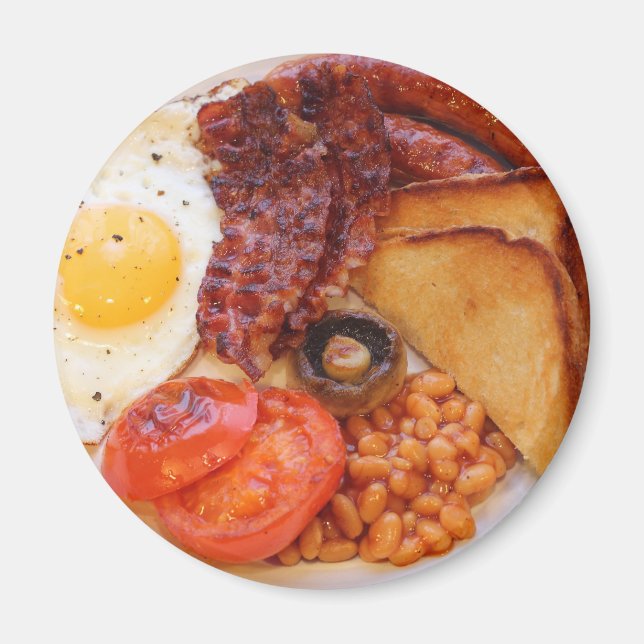 Full English Breakfast Magnet (Front)