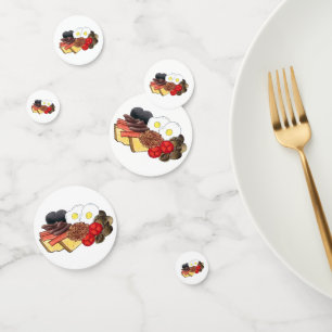 Full English Breakfast UK British Food Brunch Confetti