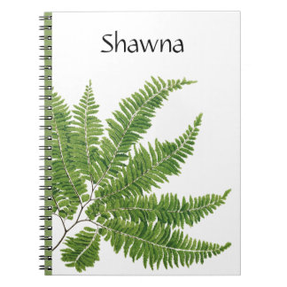 Full fern, notebook