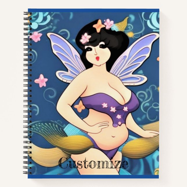 Full-figure Fairy Goddess Thunder_Cove Notebook (Front)