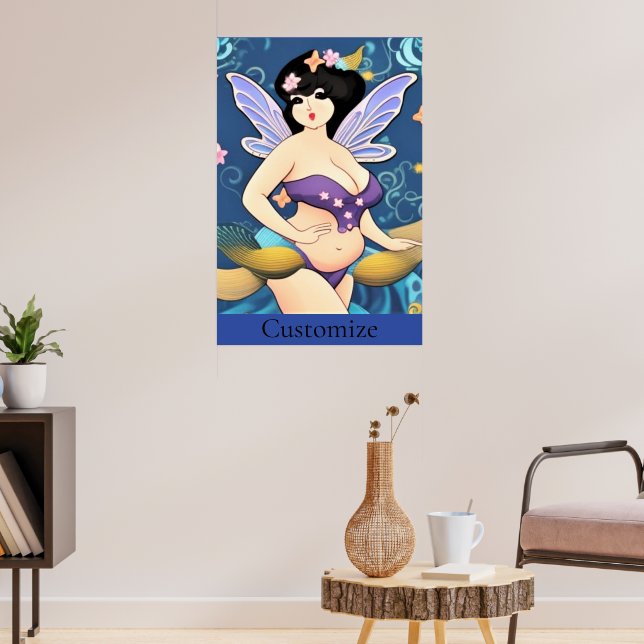 Full-figure Fairy Goddess Thunder_Cove  Poster (Living Room 3)