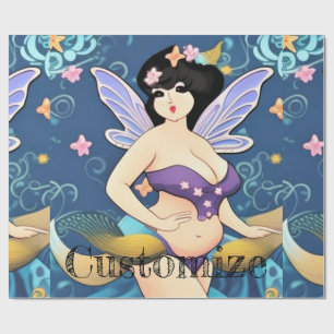 Full-figure Fairy Goddess Thunder_Cove Wrapping Paper