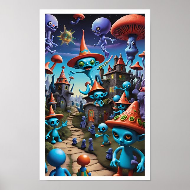 Full Groll-Town Party Down Poster (Front)