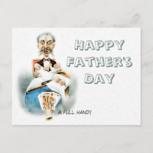 Full Hand Father's Day CC0186 Postcard
