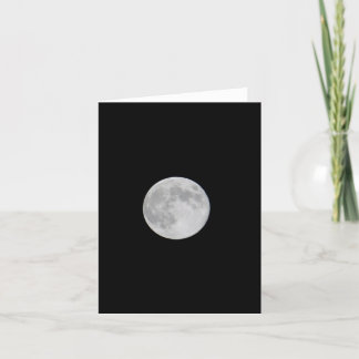 Full Harvest Moon Blank Note Card