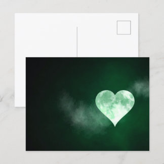 Full Heart Moon Postcard