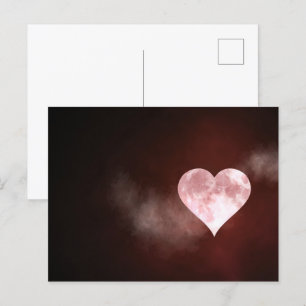 Full Heart Moon Postcard