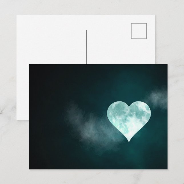 Full Heart Moon Postcard (Front/Back)
