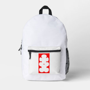 Full-house bonus for employees printed backpack