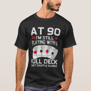 Full House Card Hand 90Th 90 Cards T-Shirt
