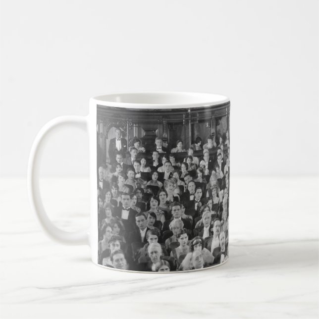 FULL HOUSEaudience, vintage, theatre, crowd, peopl Coffee Mug (Left)